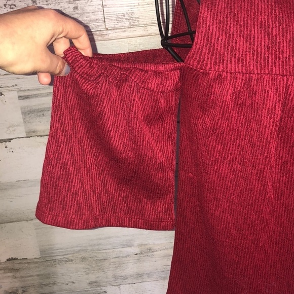 Lucky Brand red open shoulder shirt formal or everyday shirt size XS​​​​ - Picture 10 of 11